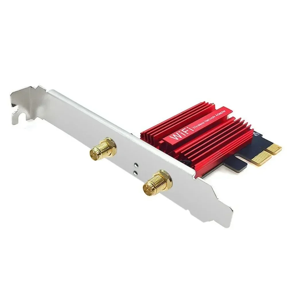 AC1200 PCI-E WiFi 5 네트워크 카드 Bluetooth 4.0 데스크탑 노트북 Windows 7/8/10/11 무선 어댑터 용 듀얼 밴드 2.4G/5GHz