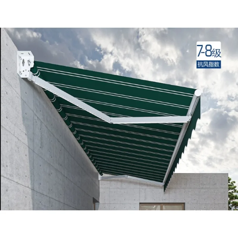 Sunshade Telescopic Canopy Aluminum Alloy Outdoor Balcony Eaves Home Facade Courtyard Hand/Electric Canopy