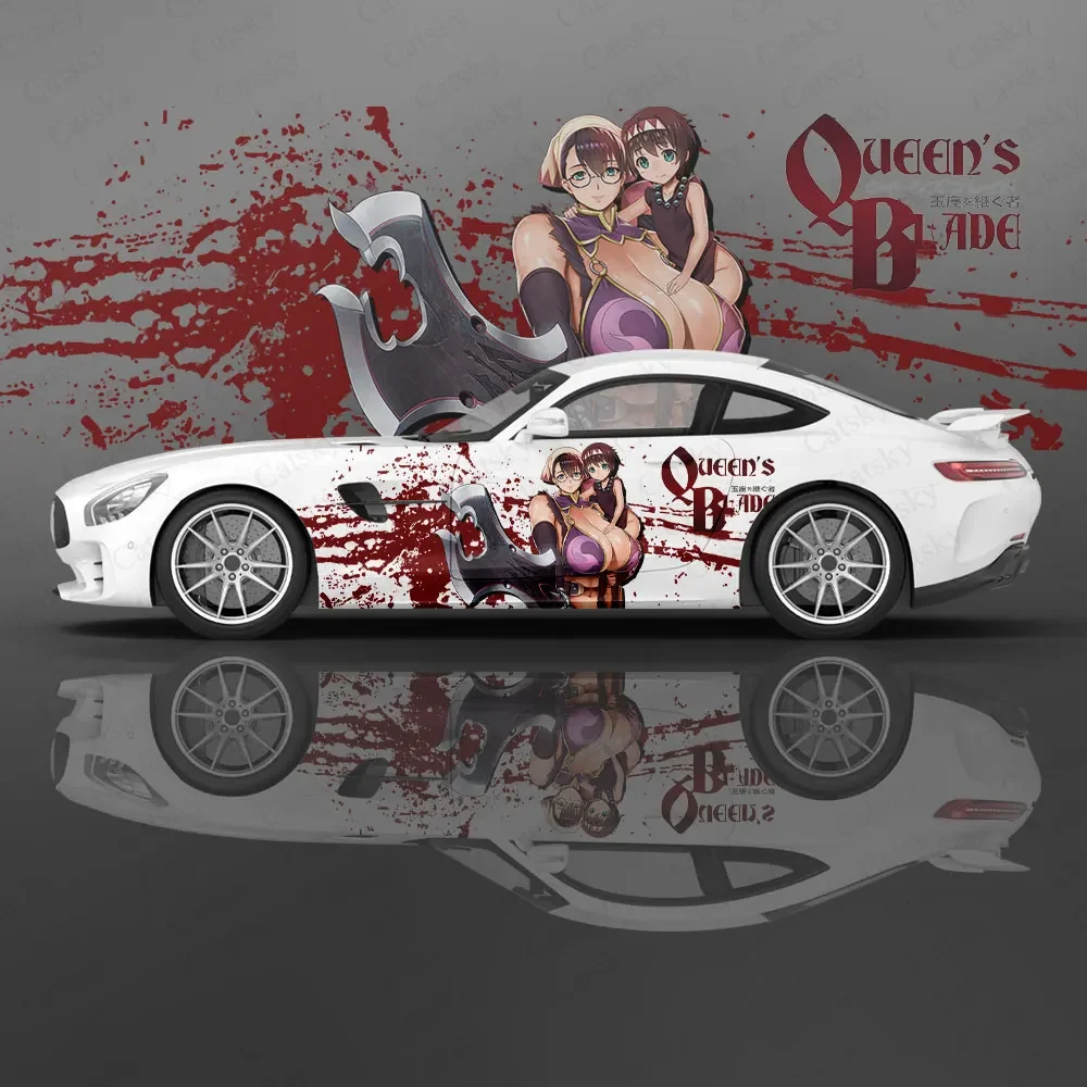 

Queen's Blade Anime Girl Car Body Stickers Itasha Vinyl Car Side Decal Sticker Premium Vinyl Sticker Customize Car Body Wraps