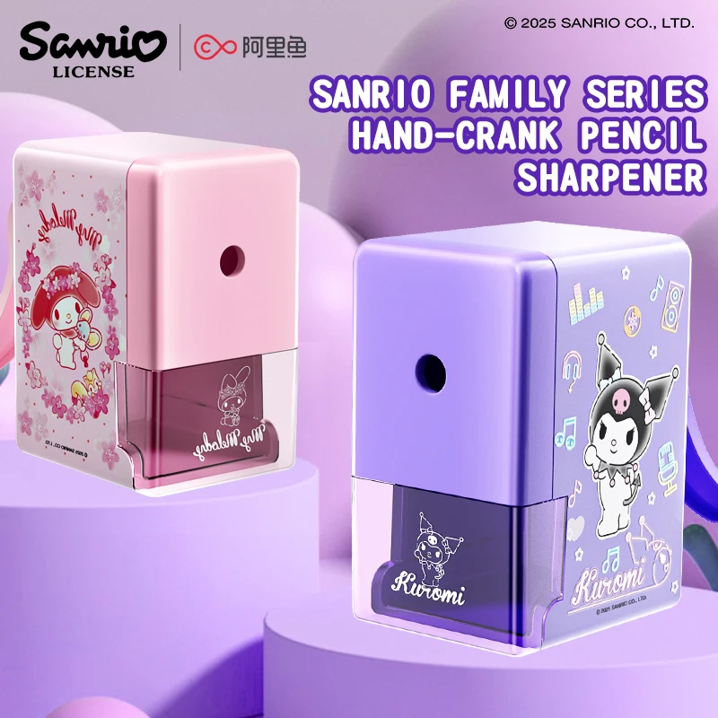 Sanrio Pencil Sharpener Fast Sharpening Easy to Use for Kids Students School Office Stationery Cute Anime Merch Kawaii Gift - 2