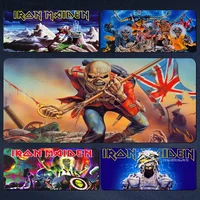Band I-Iron Cool M-Maiden Custom Skin PC Gaming Mouse Pad Gamer Desk Mats Keyboard Pad Mause Pad Muismat for Teen Girls Bedroom 1