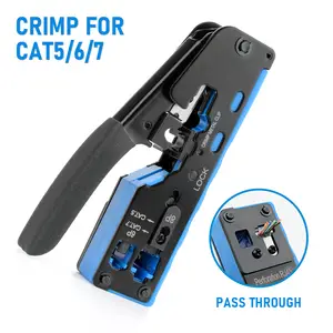 Herramienta crimpadora RJ45 Cat6A y Cat7. Comprar venta precio