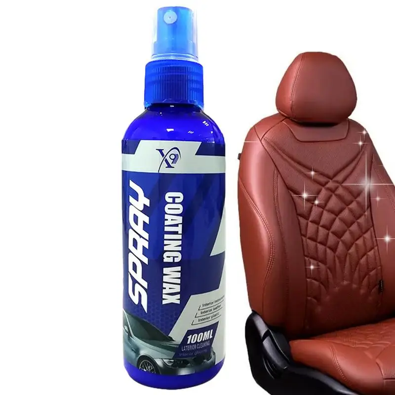 

Car Leather Seat Cleaner 100ml Interior Cleaning Spray Stains Remover Agent Cleaning Spray For Seat Car Roof Leather Surface