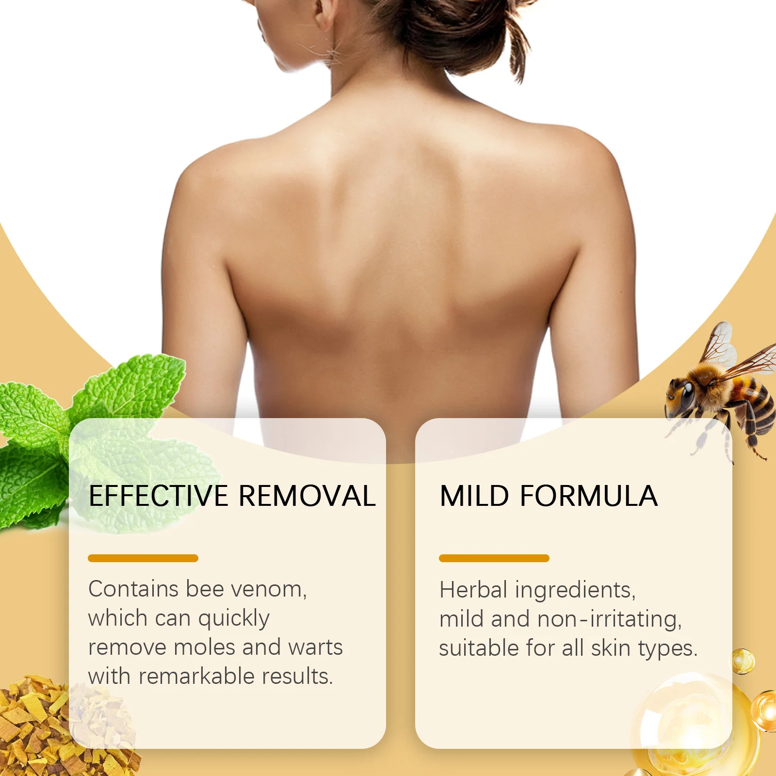 Bee Venom Skin Gentle Skin Cleansing Skin Care Cream Reduce Itchiness Strengthen Barrier Moisturizing Knee Body Massage Cream