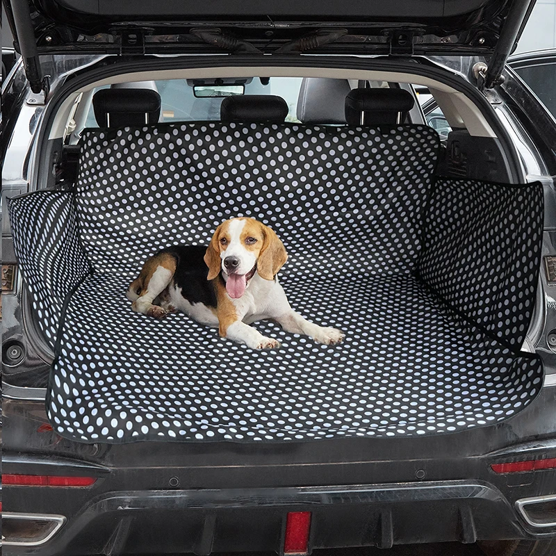 CAWAYI KENNEL Pet Carriers Seat Cover Trunk Mat For Cats Dogs