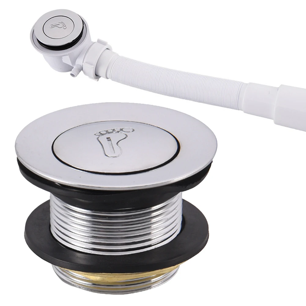 

Durable High Quality Accessories Pop Up Drain Waste Drain Water-tight Seal Easy To Install Alloy+Brass+Plastic