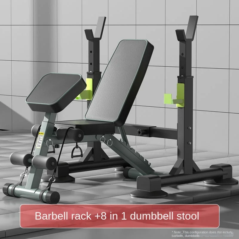 Multifunctional Bench Stool Fitness Equipment Collection Bench Workout Full Set Of Dumbbells Weightlifting Training Rack