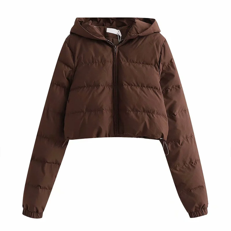 

New Autumn and Winter Women's Korean Fashion Casual Wild Short Hooded Warm Thick Jacket Cotton Jacket Winter Clothes for Women