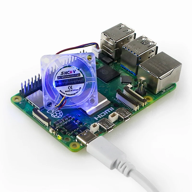 5V 3007 Fan PWM Speed Adjustable CPU Cooling Radiator JST Interface Optional LED with M2.5 Screws Nutsfor Raspberry Pi 5 4G 8G 8 S727cf10607c34fc3a74f395036755ad0T