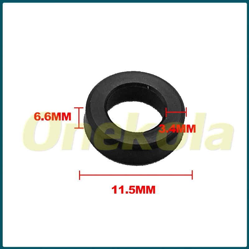 100pcs Fuel injector orings rubber seal 11.5*6.6mm for Honda Outboard Motor Parts BF50D BF40D 16450-ZZ5-003 50HP