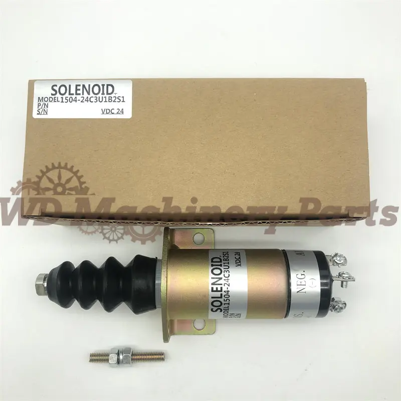 

1504-24C3U1B2S1 Fuel Stop Solenoid 24V for Woodward Repair Parts