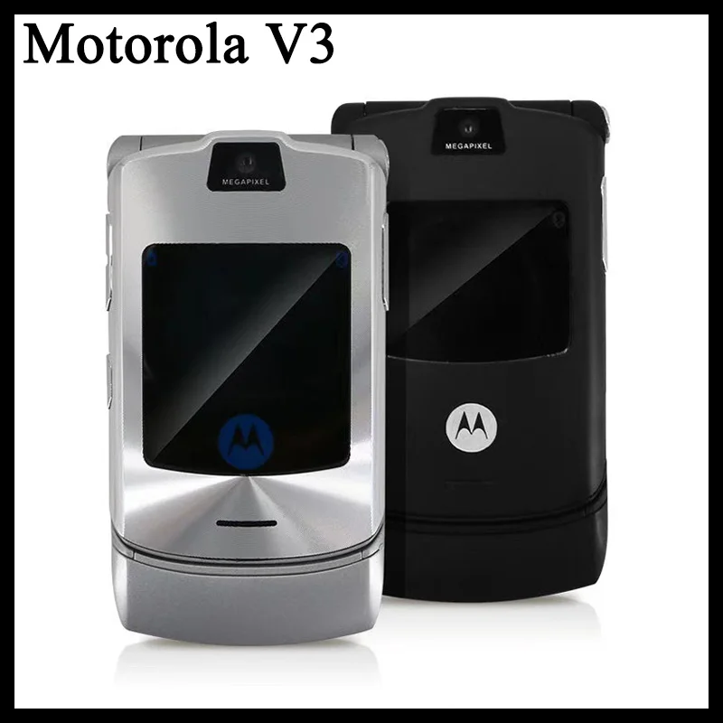 Motorola V3 Razr Ricondizionato 90% Nuovo-Originale Sbloccato Clamshell Bluetooth Cellulare Gsm 850/900/1800/1900 Telefono Di Buona Qualità