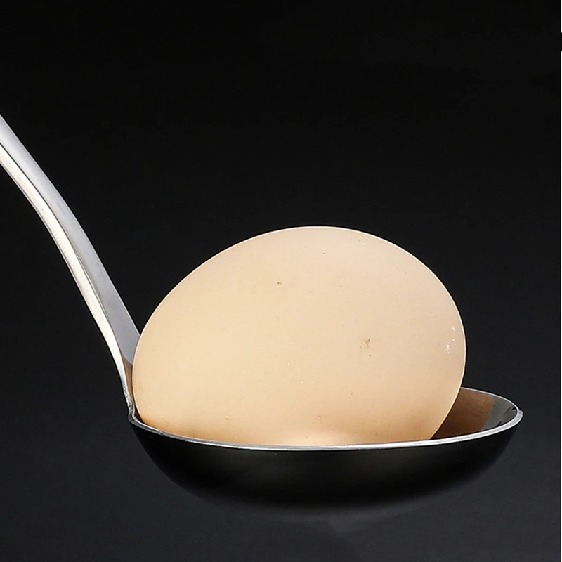 304 Stainless Steel Soup Ladle Long Handle Hot Pot Spoon Colander Large Ramen Tablespoons Skimmer Kitchen Porridge Scoop Stainless Steel Spoon
