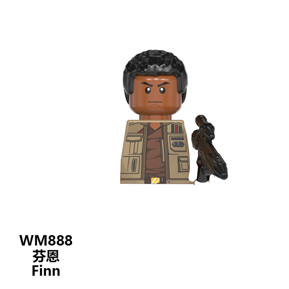 America Wars Building Blocks Doll Kylo Ren Chewbacca Mini Action Figures Desktop Decorative Ornaments Holiday Creative Gifts