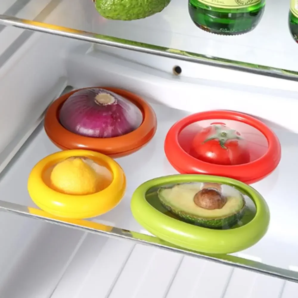 Kitchen storage box Food storage container Fruit and Vegetable Storage Containers Reusable Silicone Refrigerator Box Storage Bowls Saver Holder Keeper