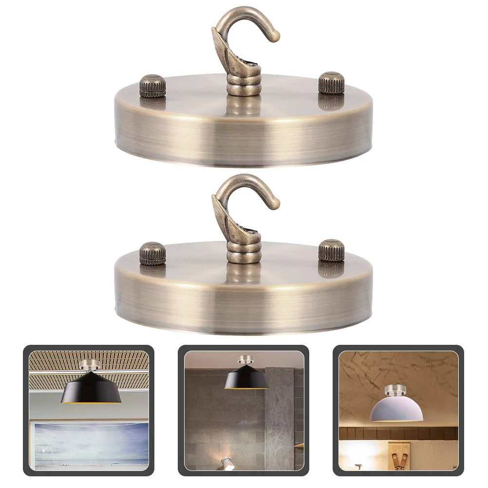 

2pcs Ceiling Light Plate Chandelier Cover Plate Canopy Pendant Light Cover