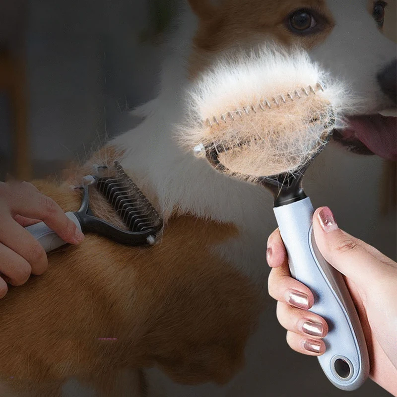 Pet Comb Pet Cat Hair Removal Brush Dog Hair Removal Tool Trimmer