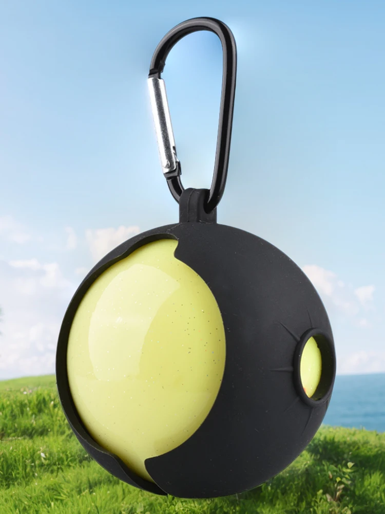Description Picture 6 of itemGolf Ball Bag with Buckle Golf Ball Silicone Sleeve Golf Ball Protective Cover Storage Pouch Golf Ball Case Golf Training Aids