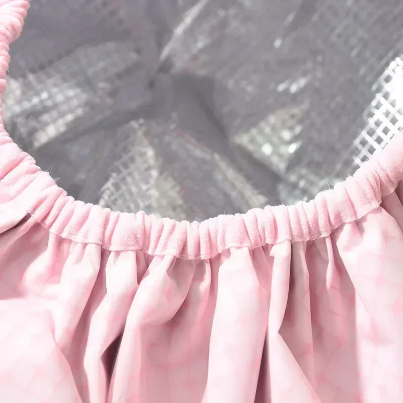 1PC 자체 가열 주석 호일 모자 두꺼운 난방 스팀 헤어 마스크 캡 휴대용 헤어 살롱 부드러운 헤어 오일 베이킹 캡