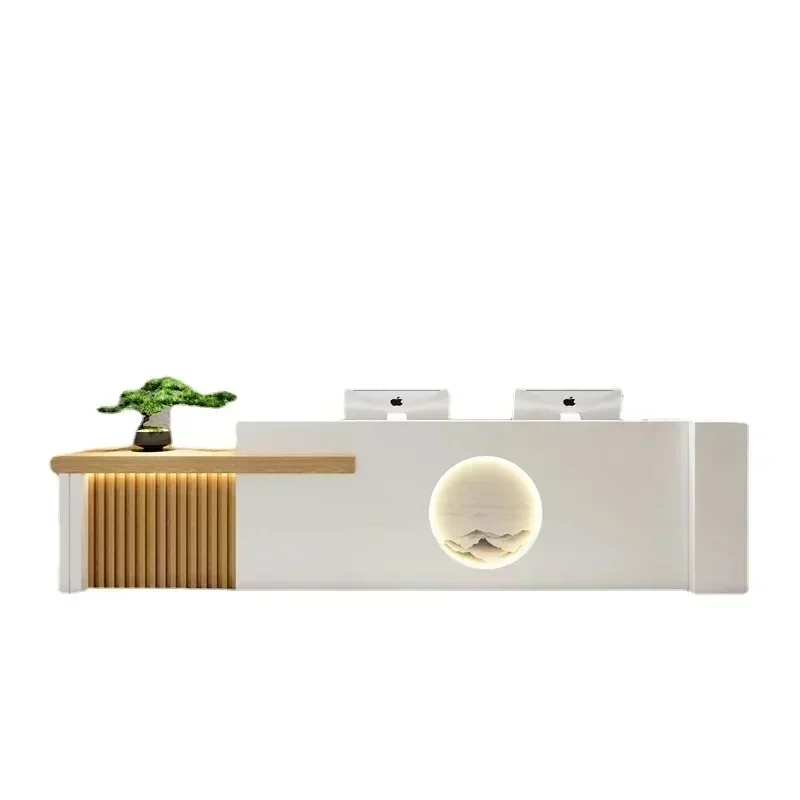 Garden Computer Reception Desk Salon Luxury White Mobile Register Salon Office Desk Store Bancone Reception Luxury Furniture
