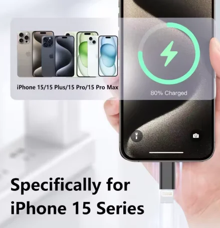 3-Pack USB-C to Lightning Charging Adapter Set