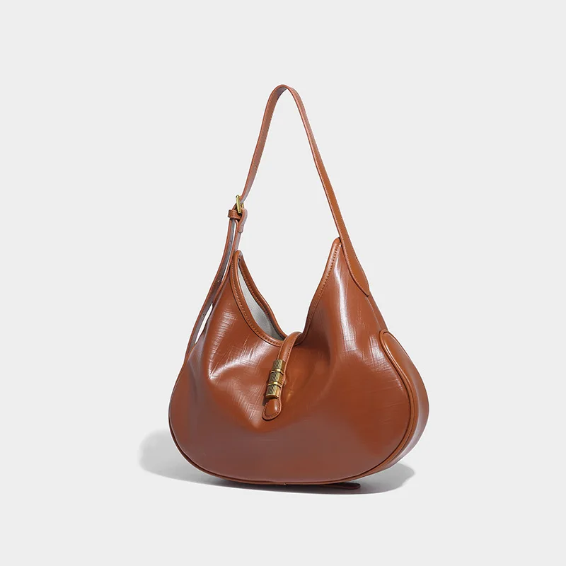 

Новинка 2024, модная Высококачественная сумка через плечо для подмышек, трендовая женская сумка из ПУ кожи с пряжкой и сумка через плечо