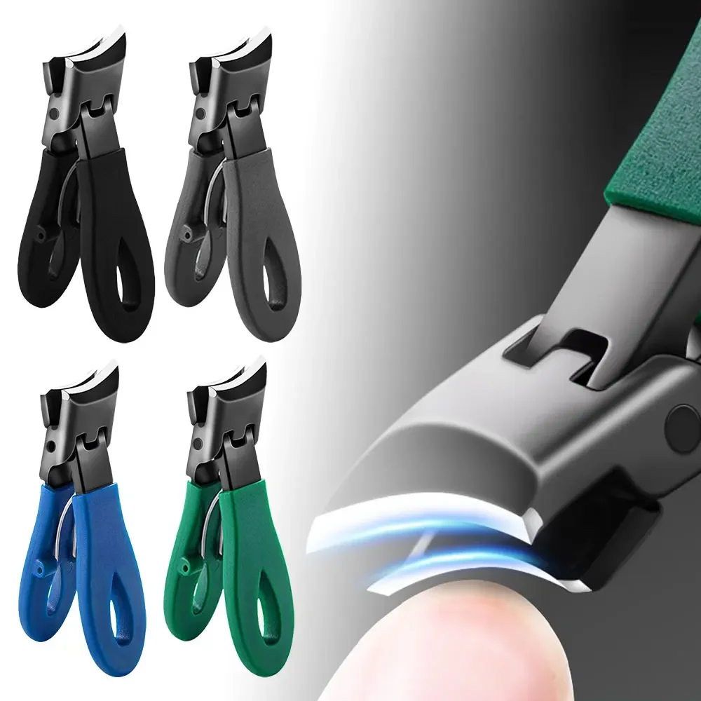 Wide Jaw Opening Anti-Splash Slanted Nail Clipper Acssart Curved Nail Clipper