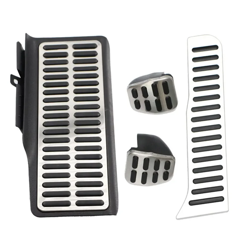 Stainless Steel Car Fuel Gas Pedal Pads Foot Rest Pedals Cover for Volkswagen Vw New Jetta MK6 LHD Car-Styling