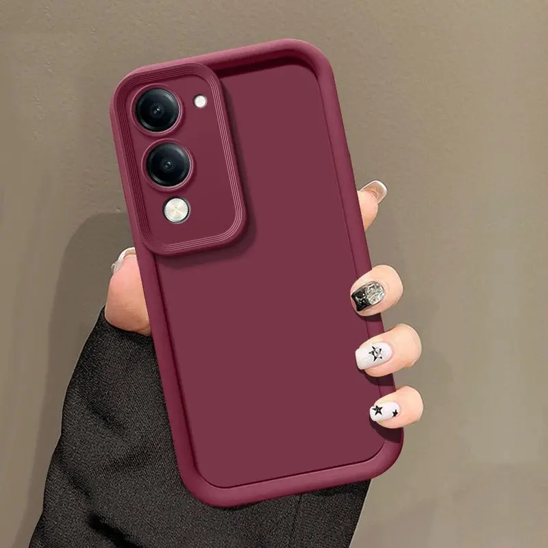 Luxury Candy Matte Soft Cover with Anti-Fall Protection
