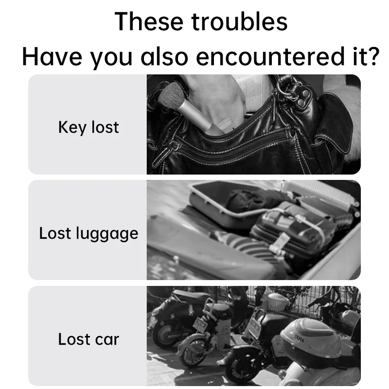 Smart Bluetooth GPS Tracker Apple Find My APP ITag Anti Lost Reminder Device MFI Rated Locator Car Key Pet Kids Finder