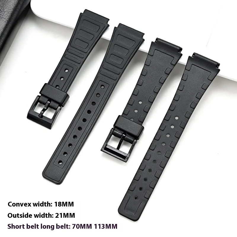 Waterproof Silicone Sports Watch Band - Durable Rubber Strap