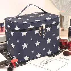 Large Capacity Toiletries Organizer Women Waterproof Makeup Bag Storage Box Cosmetic Bag Zipper Pouch Travel Wash Beauty Pouch
