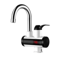 เครื่องทําน้ําอุ่นไฟฟ้า 220V ก๊อกน้ําห้องครัว Tankless ความร้อนทันที Water TAP ไหลอุ่น Mixer ดิจิตอลสําหรับภายใต้อ่างล้างจาน 1