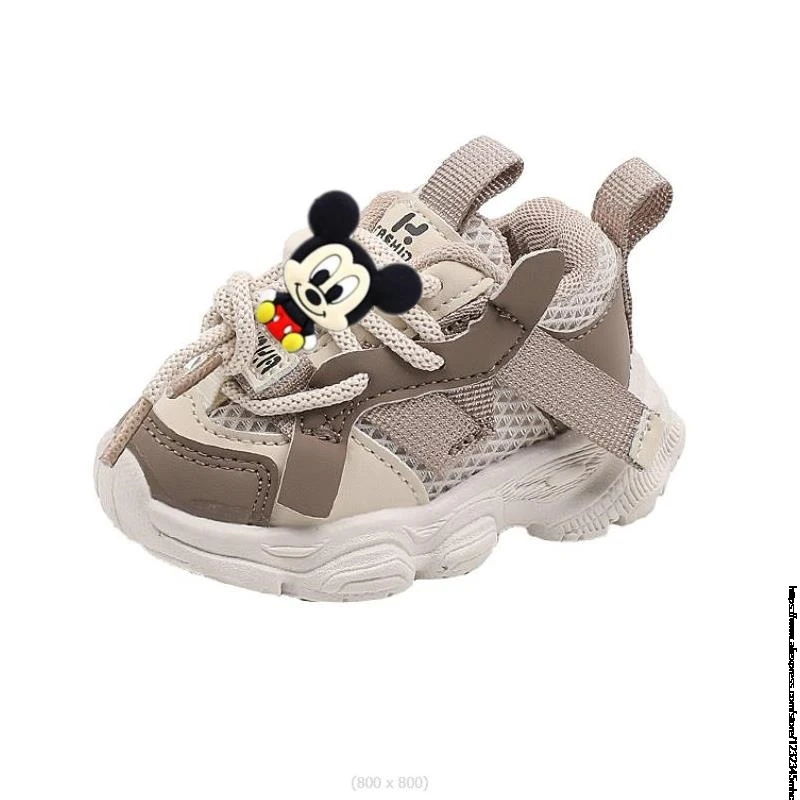 Mickey Minnie Lilo En Stitch Kinder Sneakers Mesh Ademende Meisjes Jongens Sneakers Zachte Zolen Antislip Hardloopschoenen Voor Kinderen