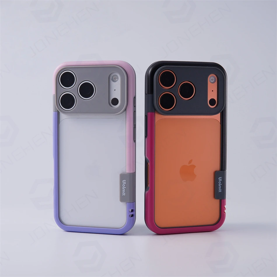 Light Colorful Soft Silicone Bumper Frame with Lens Protection