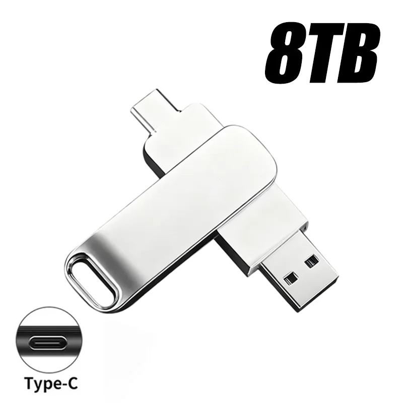 Ultra-Speed Metal Flash Drive - 64TB USB 3.2 Waterproof Type-C Pen Drive
