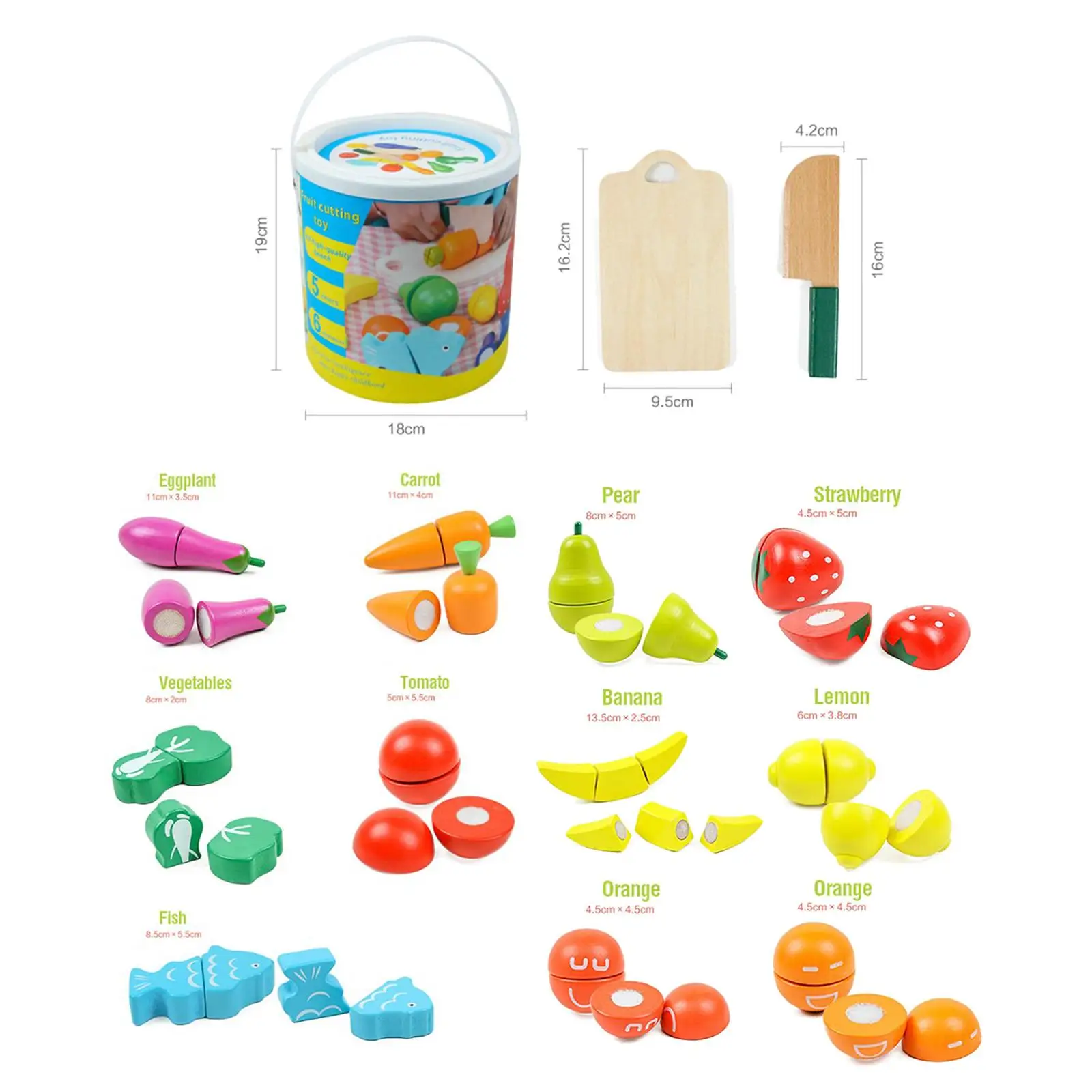 Play Food Toy Pretend Kitchen Toys for Ages 1-3 Years Old Children Gift