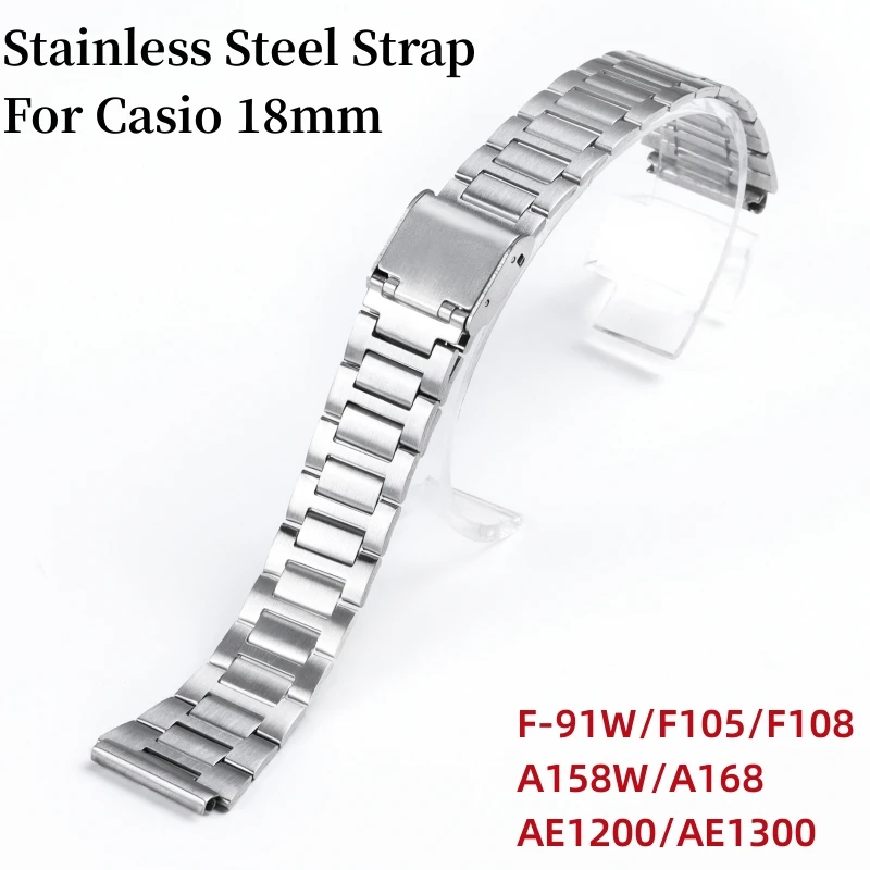 Best Buy Elegance Stainless Steel 18 mm Watch Band W95101L1_K0011490 main image 1