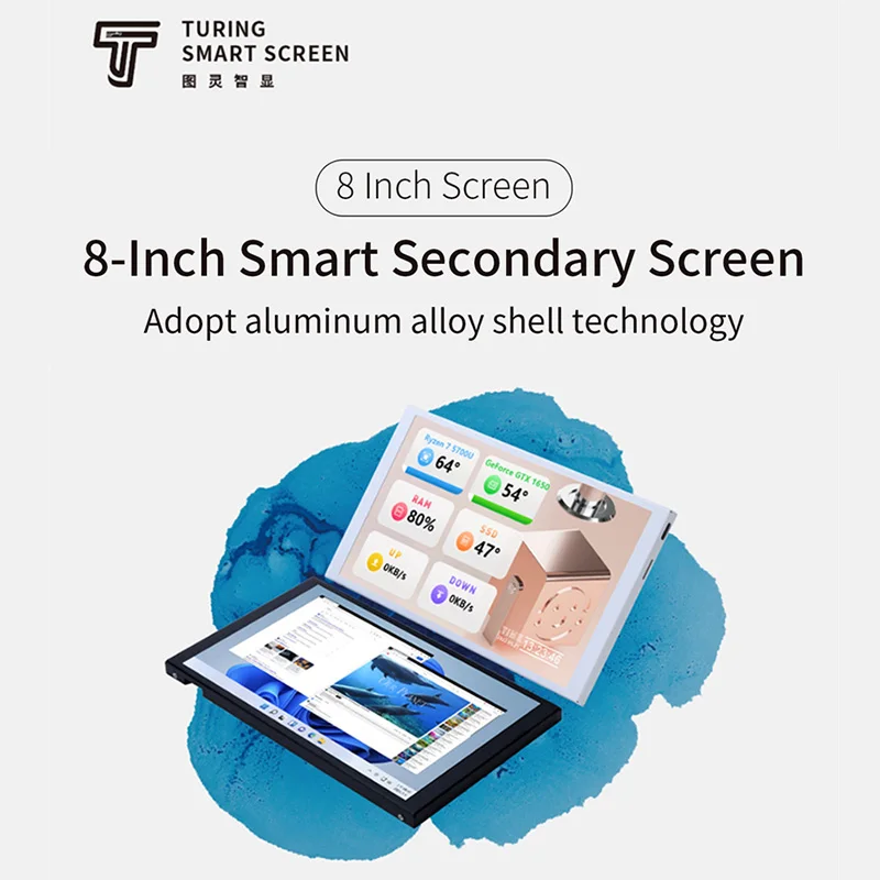 Windowsデスクトップ May Thandar TURZX 8 Inch Secondary Screen 1280x800 IPS Smart LCD CPU GPU