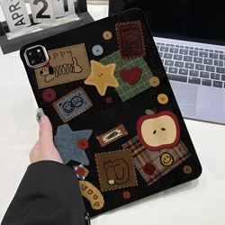 Matte Finish Vintage Collage Cat Playful Style Tablet Case - iPad Pro 13 2025 (OO94)