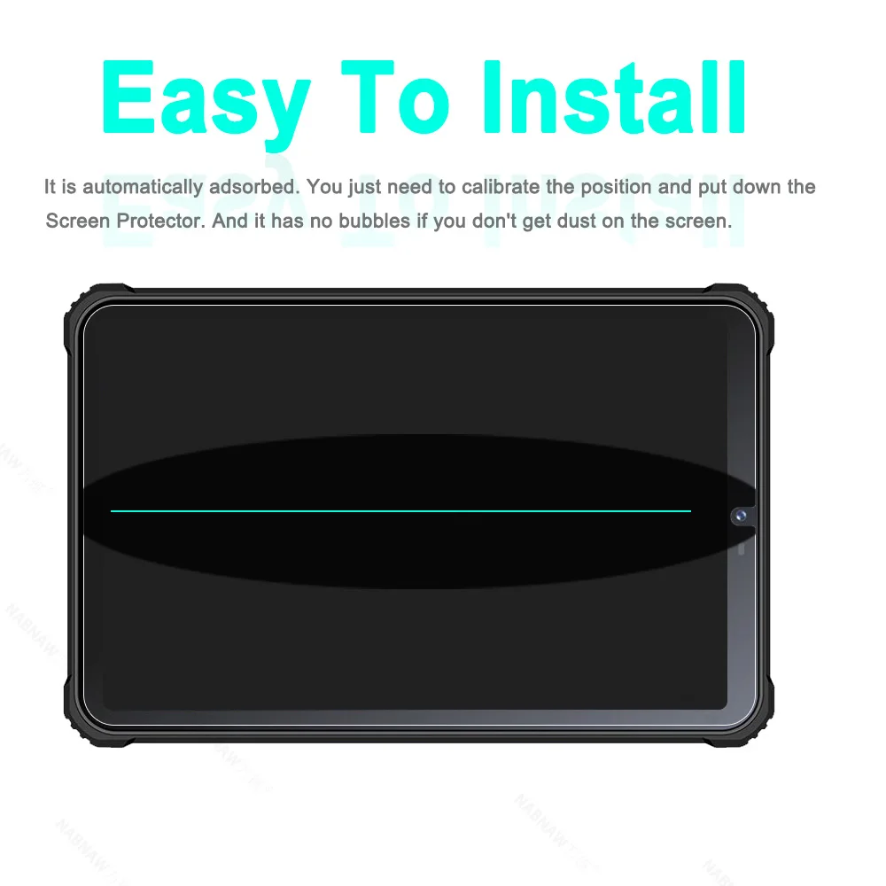 Oukitel Rt3 Mini Robusto Tablet Tela Película Protetora Scratch Proof hd Vidro Temperado Pcs - Imagem 5