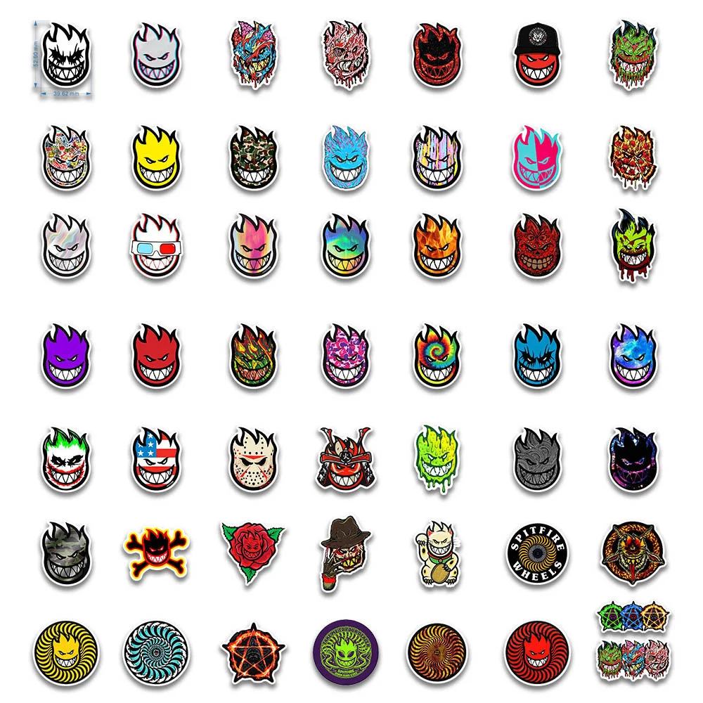 

15/50 шт., водонепроницаемые наклейки для ноутбука, чемодана, скейтборда