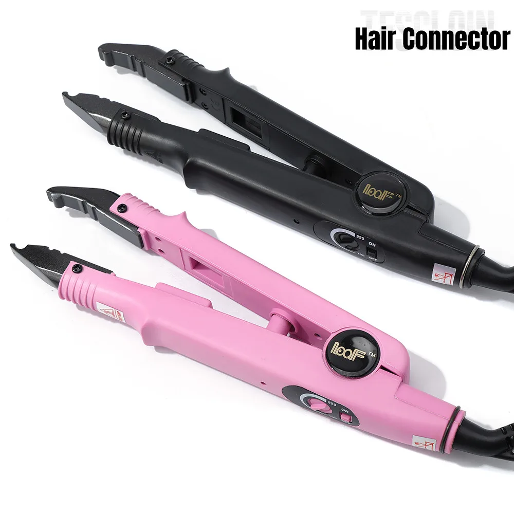 

Control Temperature Connector Hair Extension Kit for Fusion Iron Keratin Bonding Salon Tool Heat Iron Wand ferramentas de cabelo