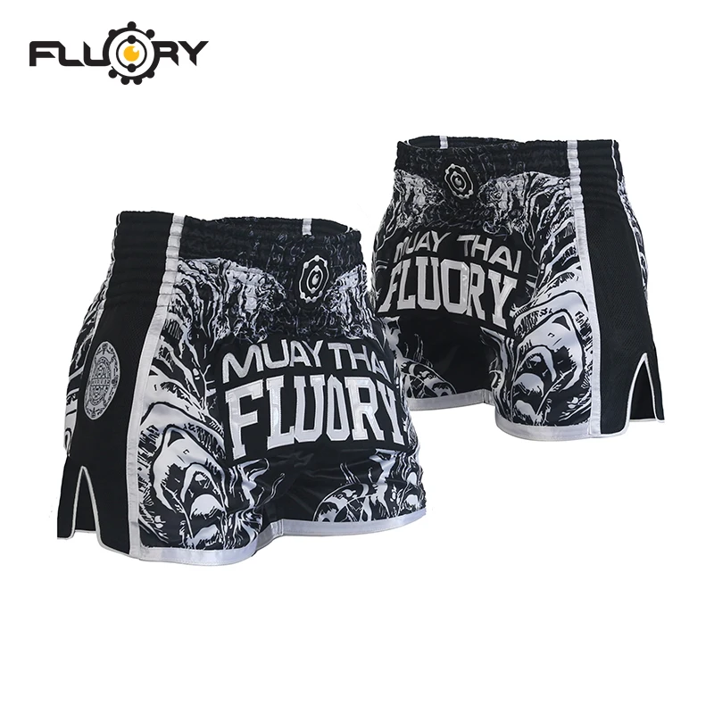 FLUORY Thai Boxing Shorts Fairtex Shorts Free Combat Mixed Martial Arts Boxing Training Match Pants MMA mma shorts