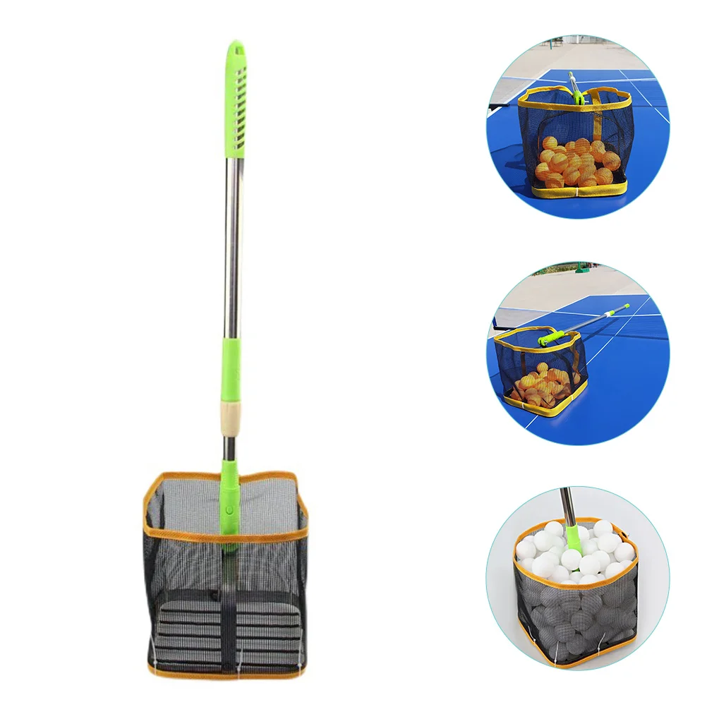 

Table Tennis Ball Picker Pro Tools Picking Long Handle Container Pickers Upper Nylon Small Balls Collector