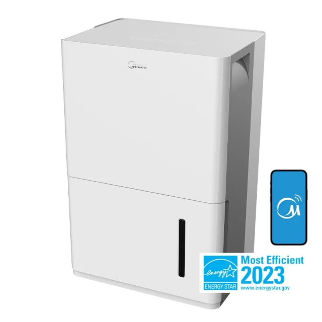 Midea-deshumidificador inteligente para habitaciones húmedas, Energy Star,  blanco, MAD22S1WWT, 22 piezas - AliExpress