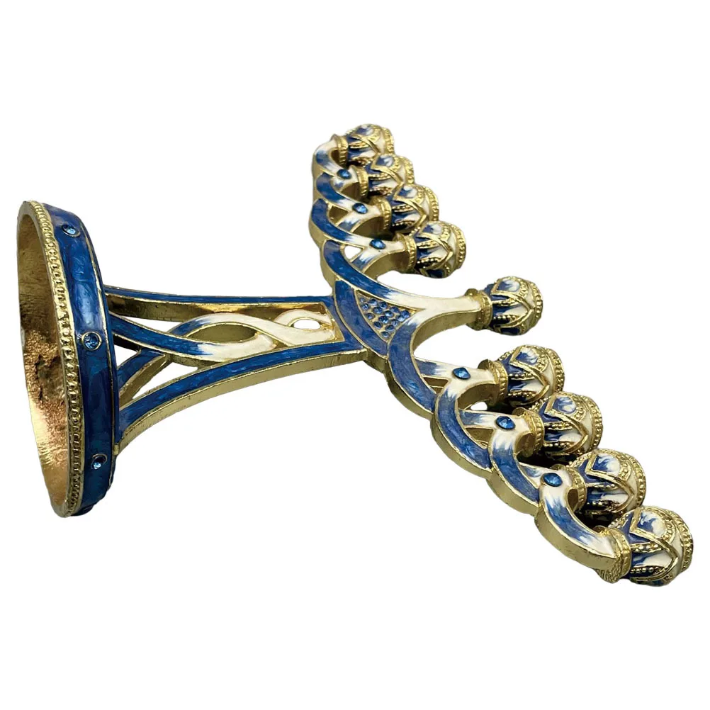 Elegant Metal Hanukkah Menorah 3