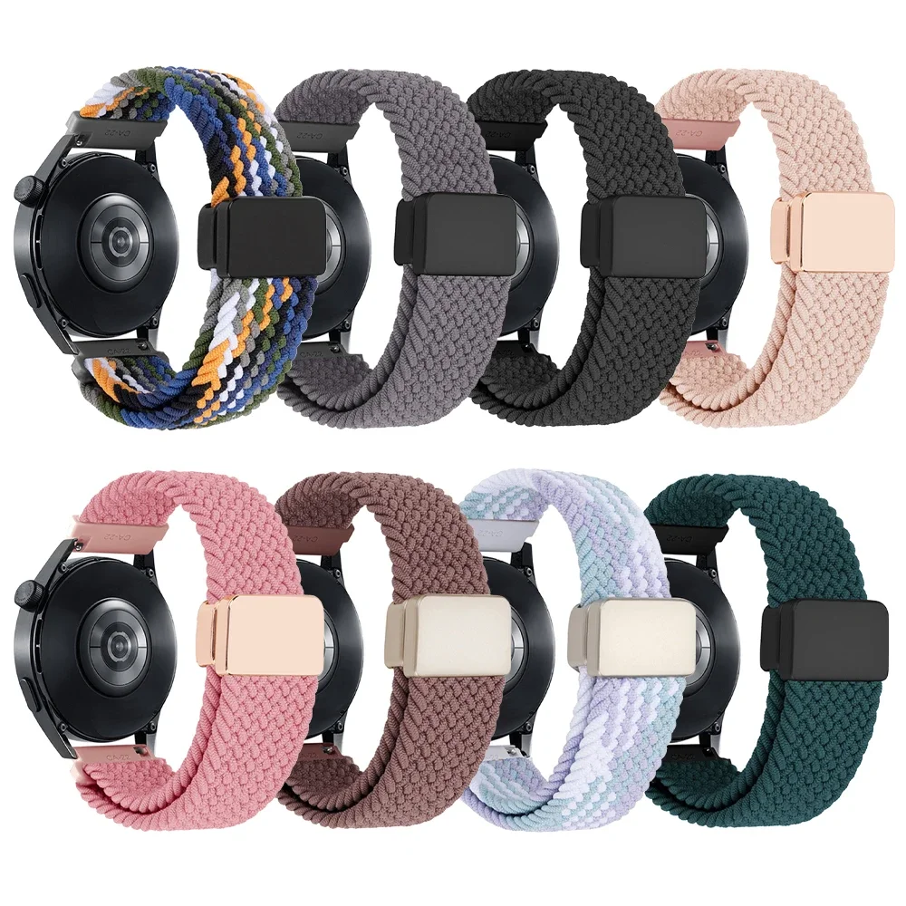 Premium Magnetic Buckle Nylon Strap in 20-22mm Size