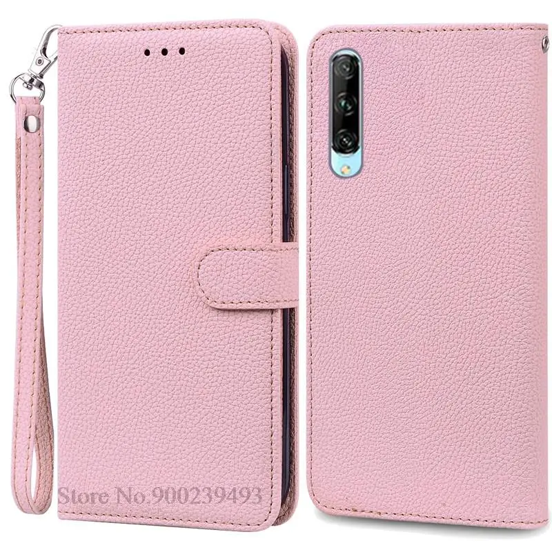 Huawei P Smart Pro Soft Silicone Wallet Flip Phone Cover