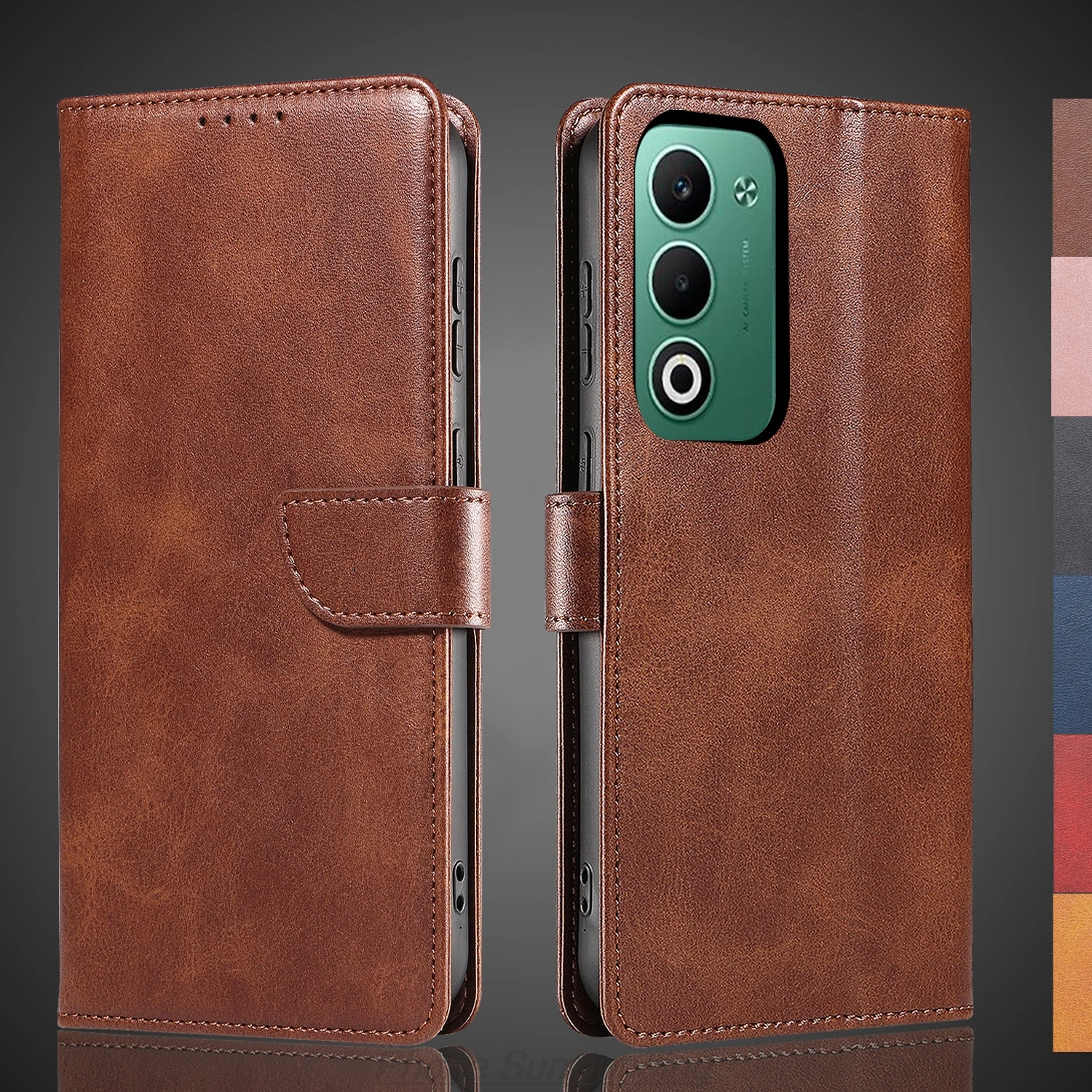 Elegant Wallet Flip Leather Phone Case - Premium Protective Cover and Holster